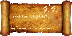 Fruchter Ildikó névjegykártya